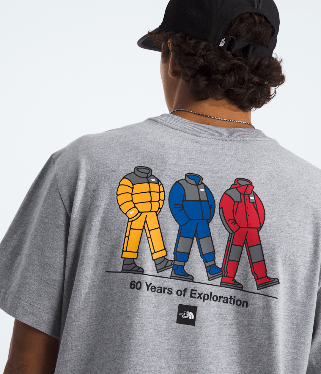 Men’s TNF™ Celebration Relaxed Short-Sleeve Tee—Graphic - TNF Pale Grey Heather