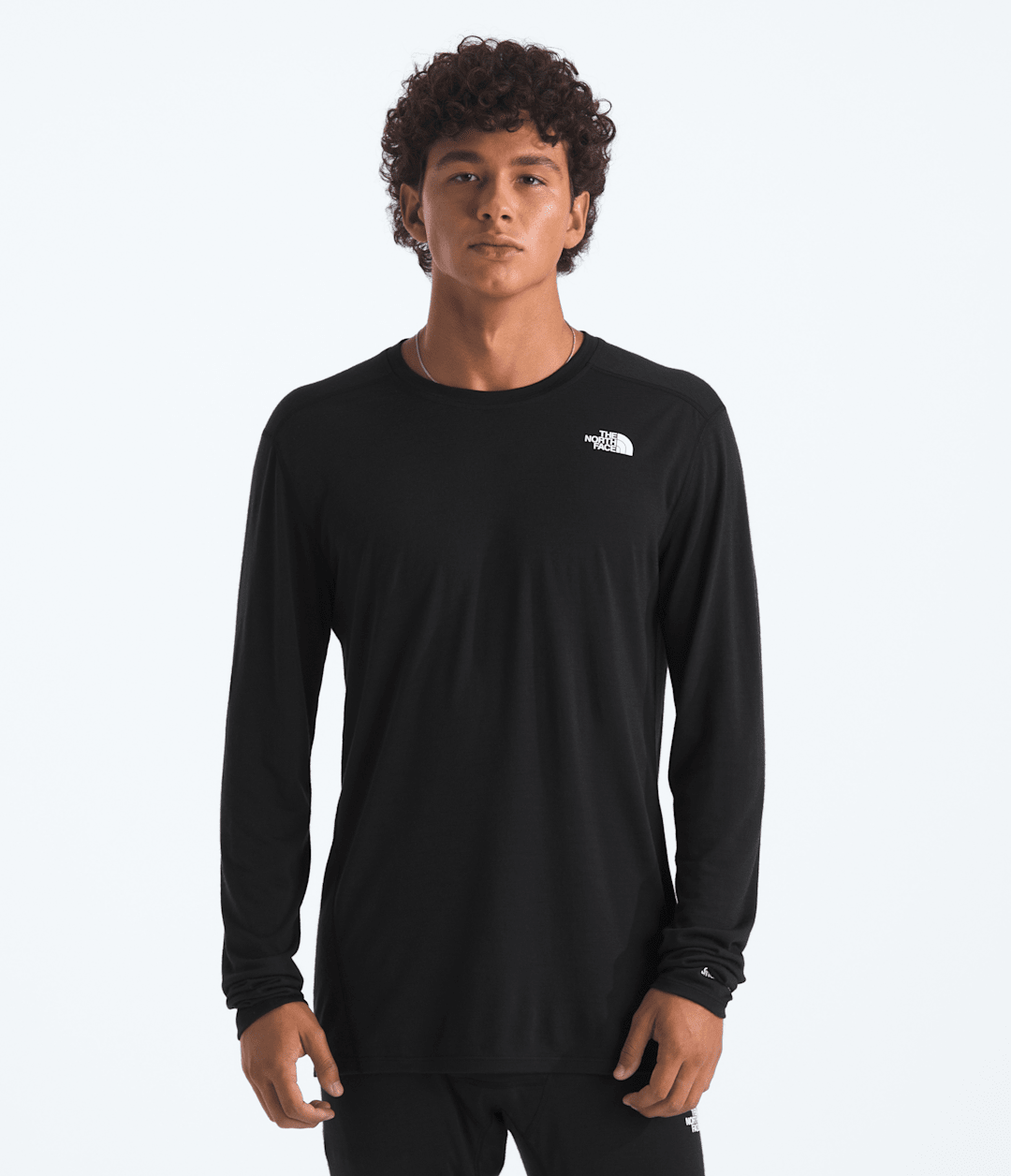 TNF X Smartwool Men’s Merino Blend 150 Long-Sleeve Crew - Black