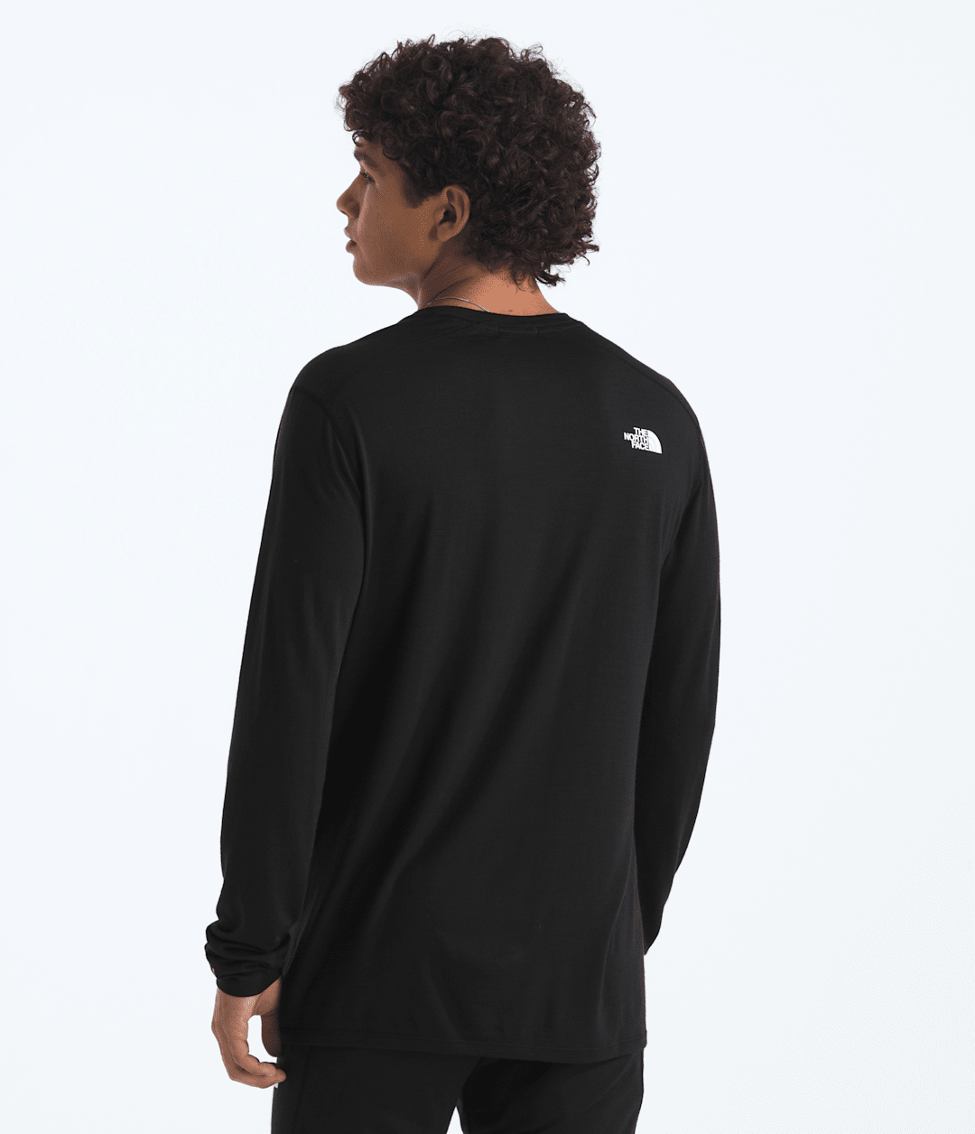 TNF X Smartwool Men’s Merino Blend 150 Long-Sleeve Crew - Black