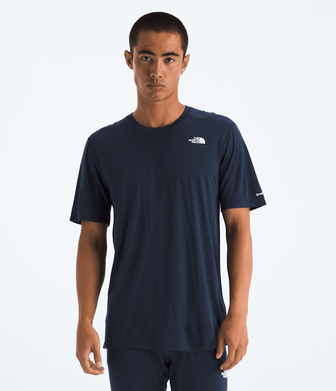 TNF X Smartwool Men’s Merino Blend 150 Short-Sleeve Crew - Deep Navy