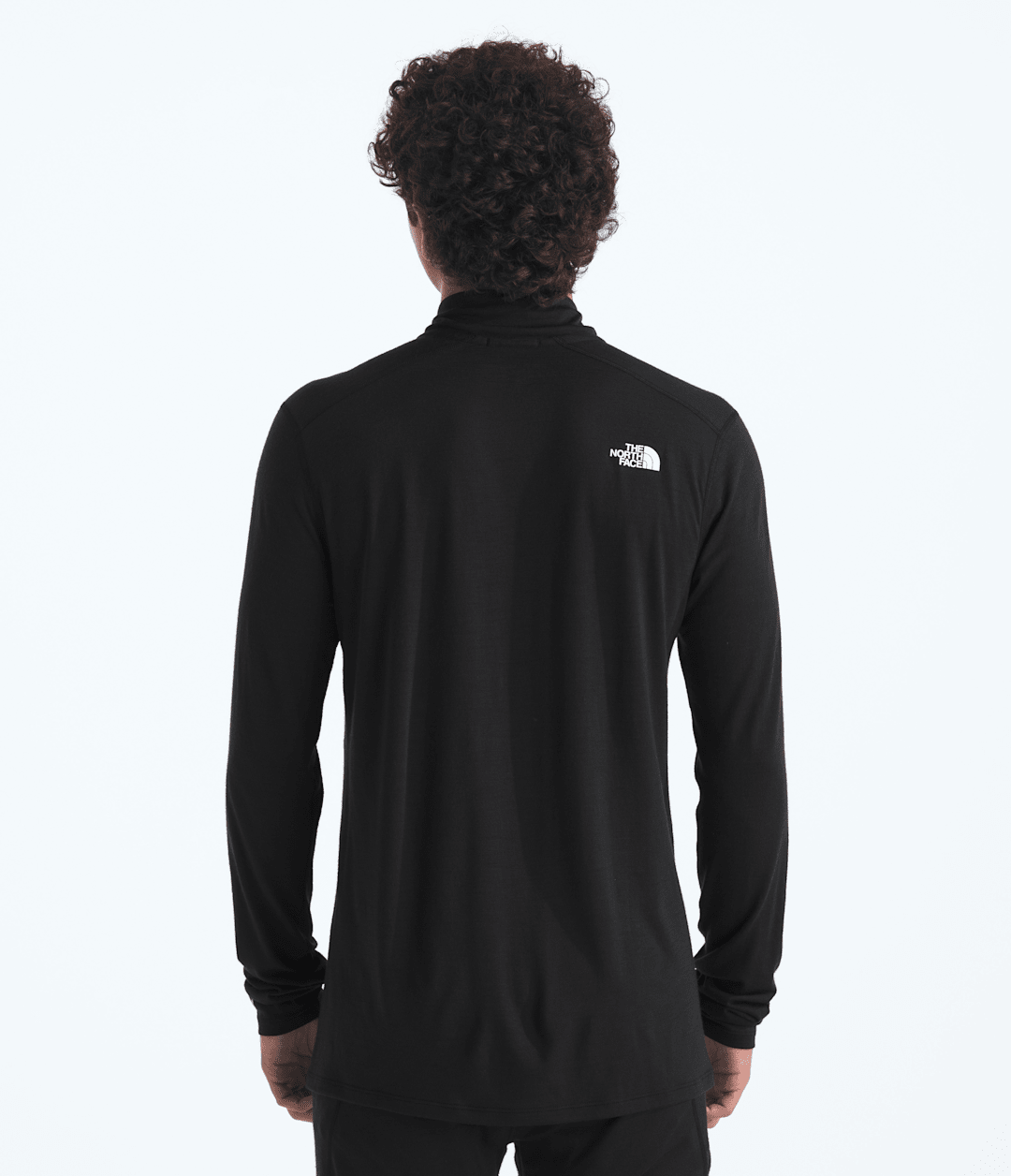 TNF X Smartwool Men’s Merino Blend 150 Long-Sleeve ¼-Zip - Black