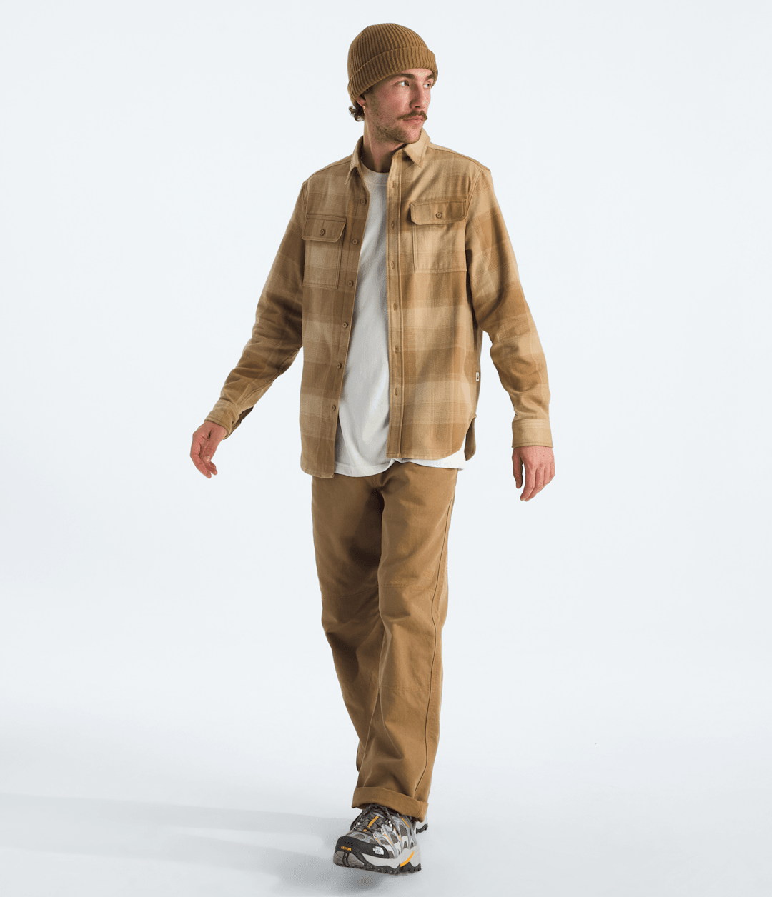 Men’s Arroyo Flannel Shirt—Plaid - Utility Brown TNF Shadow Plaid