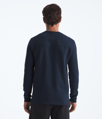 Men’s Waffle Long-Sleeve Henley - Summit Navy