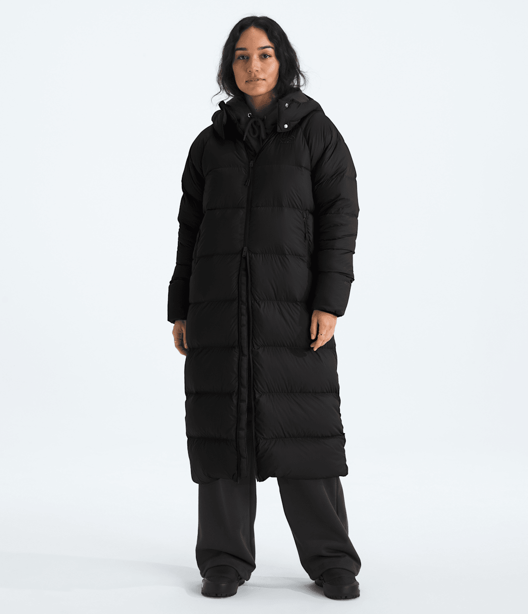 Women’s Hydrenalite™ City Long Down Hooded Parka - TNF Black