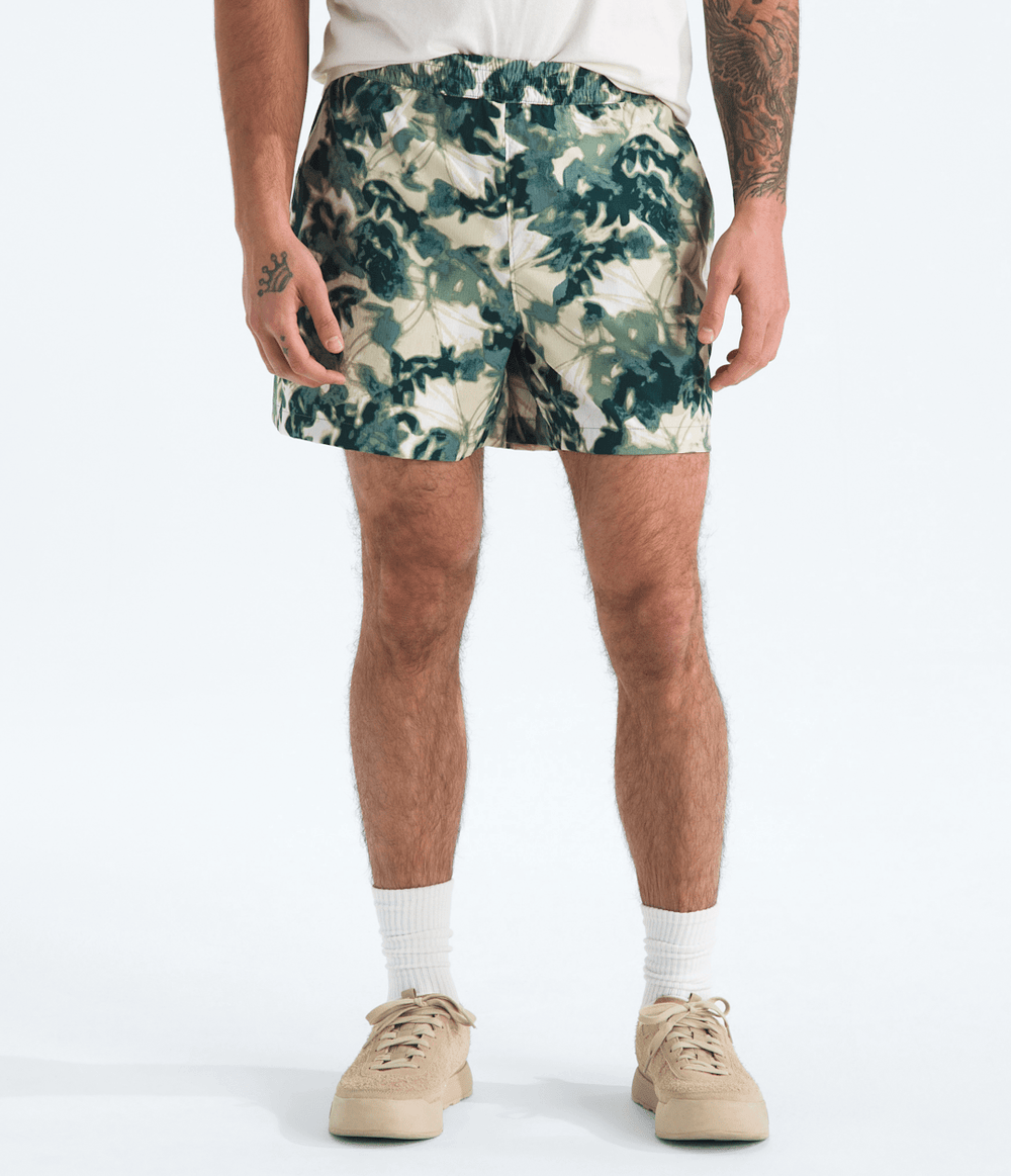 Men’s Class V Pathfinder Pull-On Shorts—5'' - Duck Green Lux Print