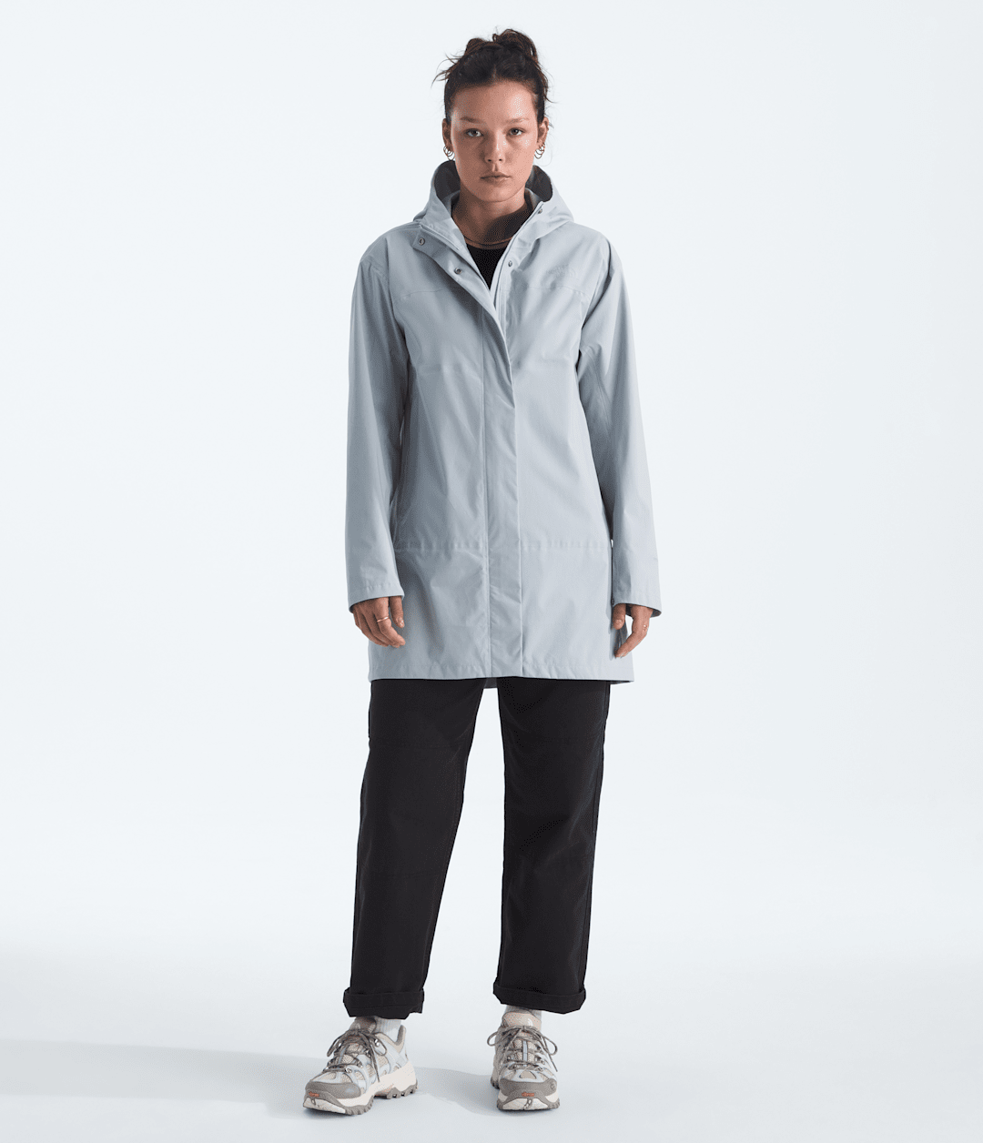 Women’s Voyage Rain 3L Hooded Parka - Frost Grey