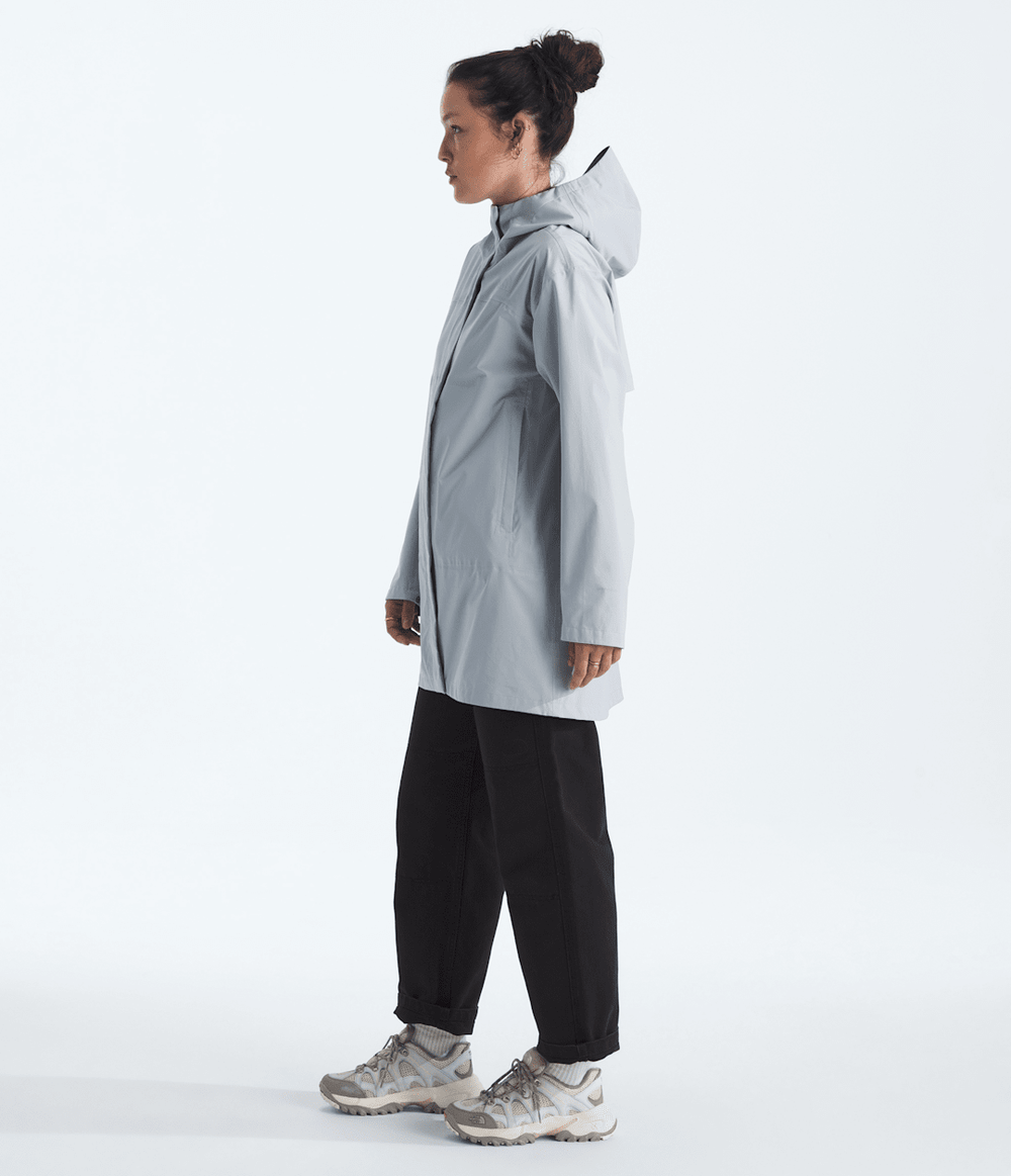 Women’s Voyage Rain 3L Hooded Parka - Frost Grey