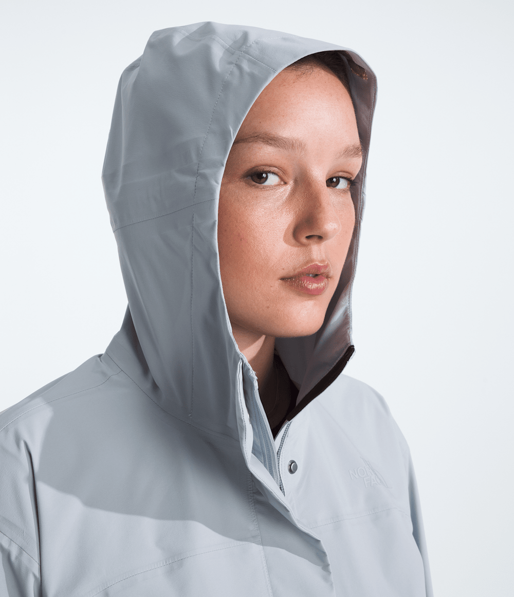 Women’s Voyage Rain 3L Hooded Parka - Frost Grey