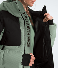 Women’s Cold Spell Cropped Down Jacket - Slate Moss/TNF Black