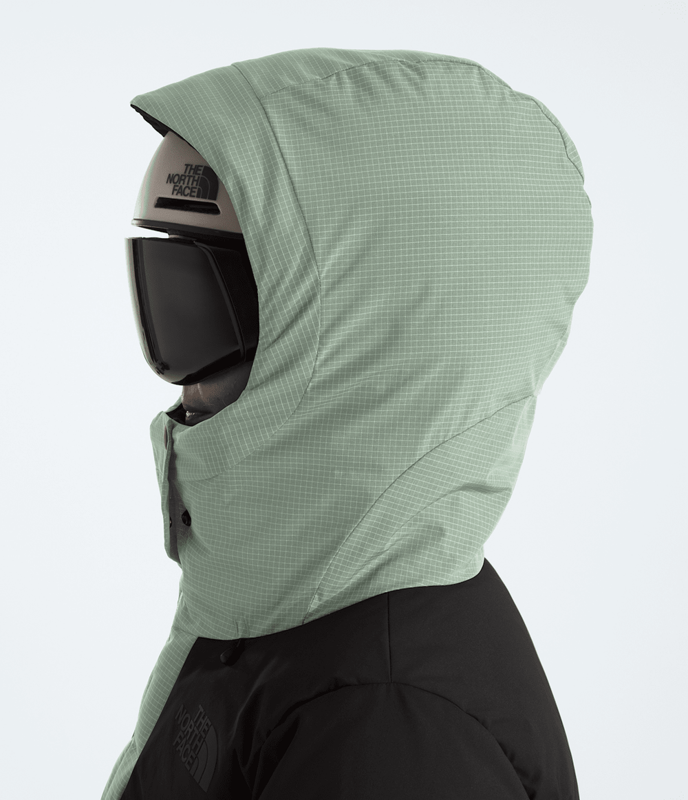 Women’s Cold Spell Cropped Down Jacket - Slate Moss/TNF Black