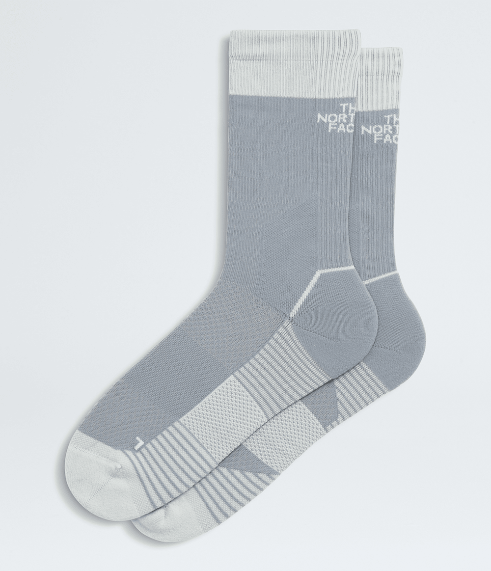 Trail Run Crew Socks - Frost Grey-Pearl Stone