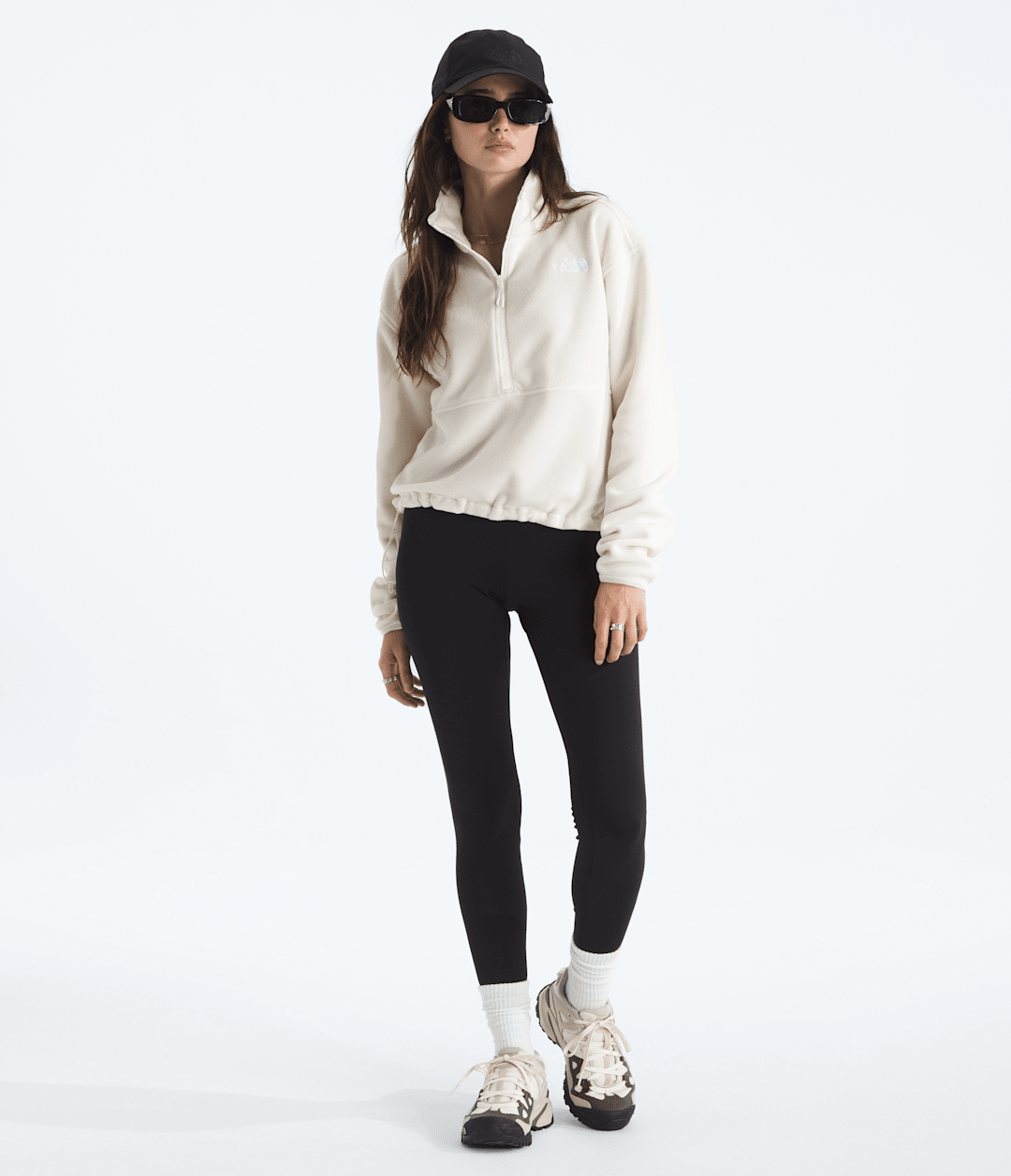 Women’s Glacier Fleece ½-Zip Short Jacket - White Dune