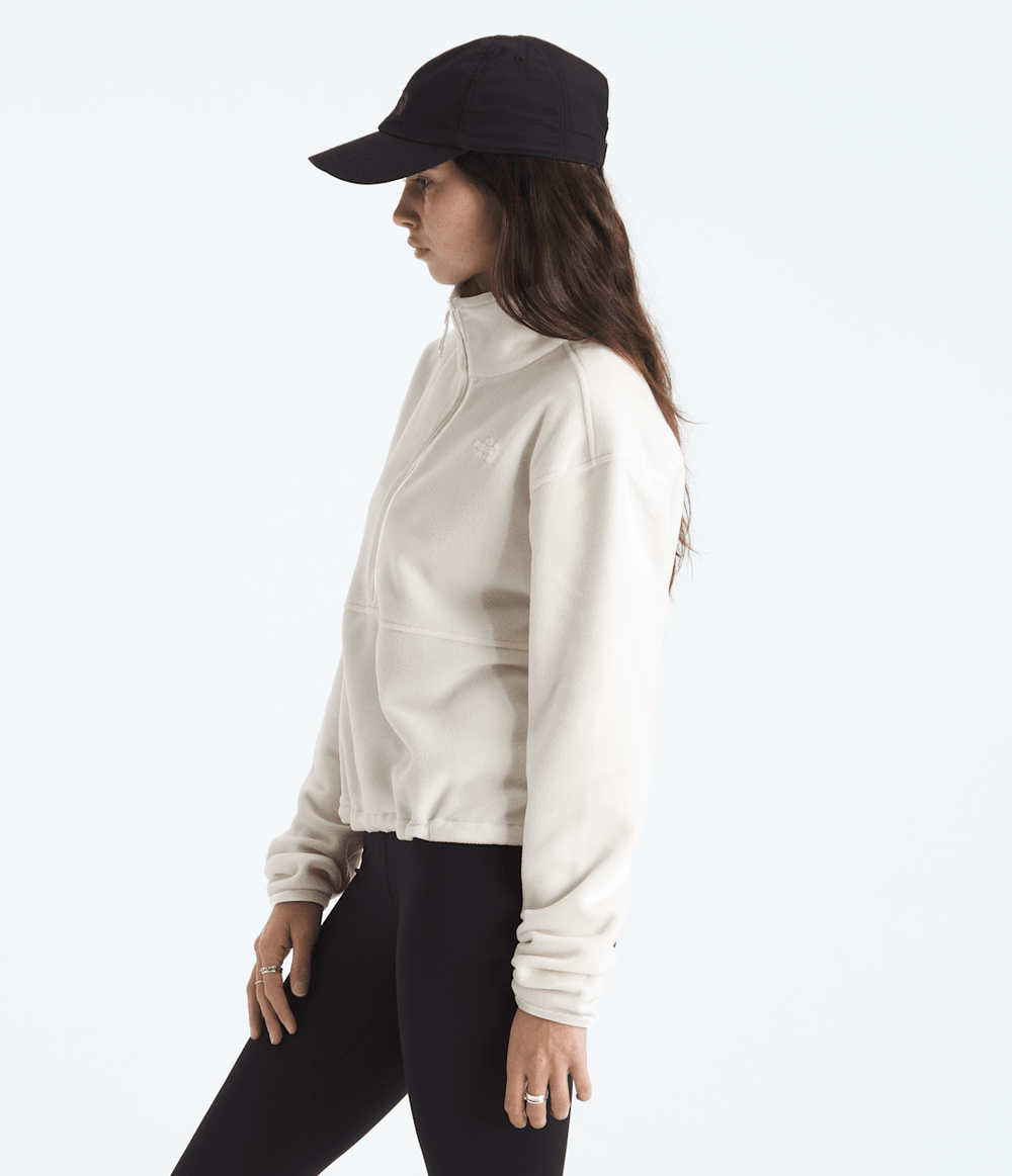 Women’s Glacier Fleece ½-Zip Short Jacket - White Dune
