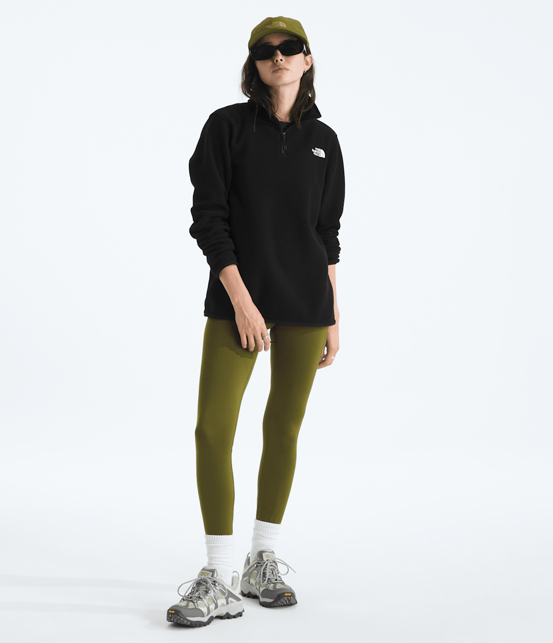 Women’s Glacier Fleece ¼-Zip Jacket - TNF Black