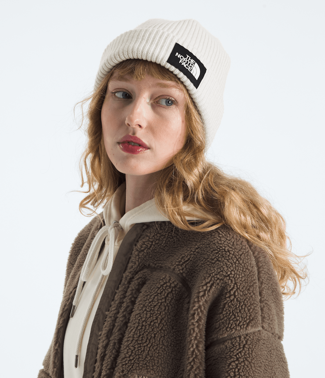 Salty Lined Beanie - White Dune