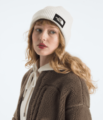 Salty Lined Beanie - White Dune