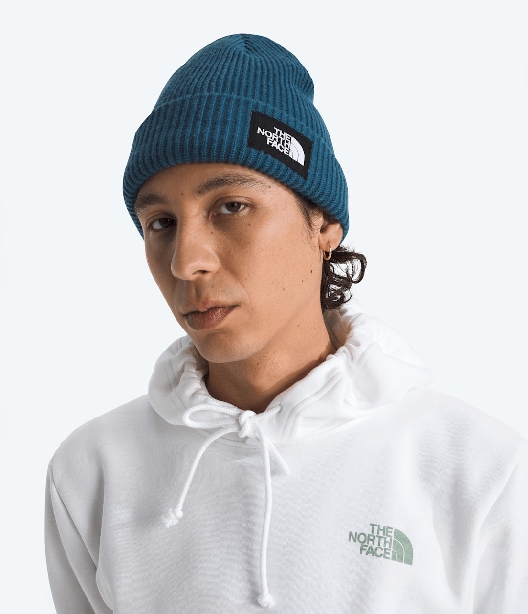 Salty Lined Beanie - Shady Blue