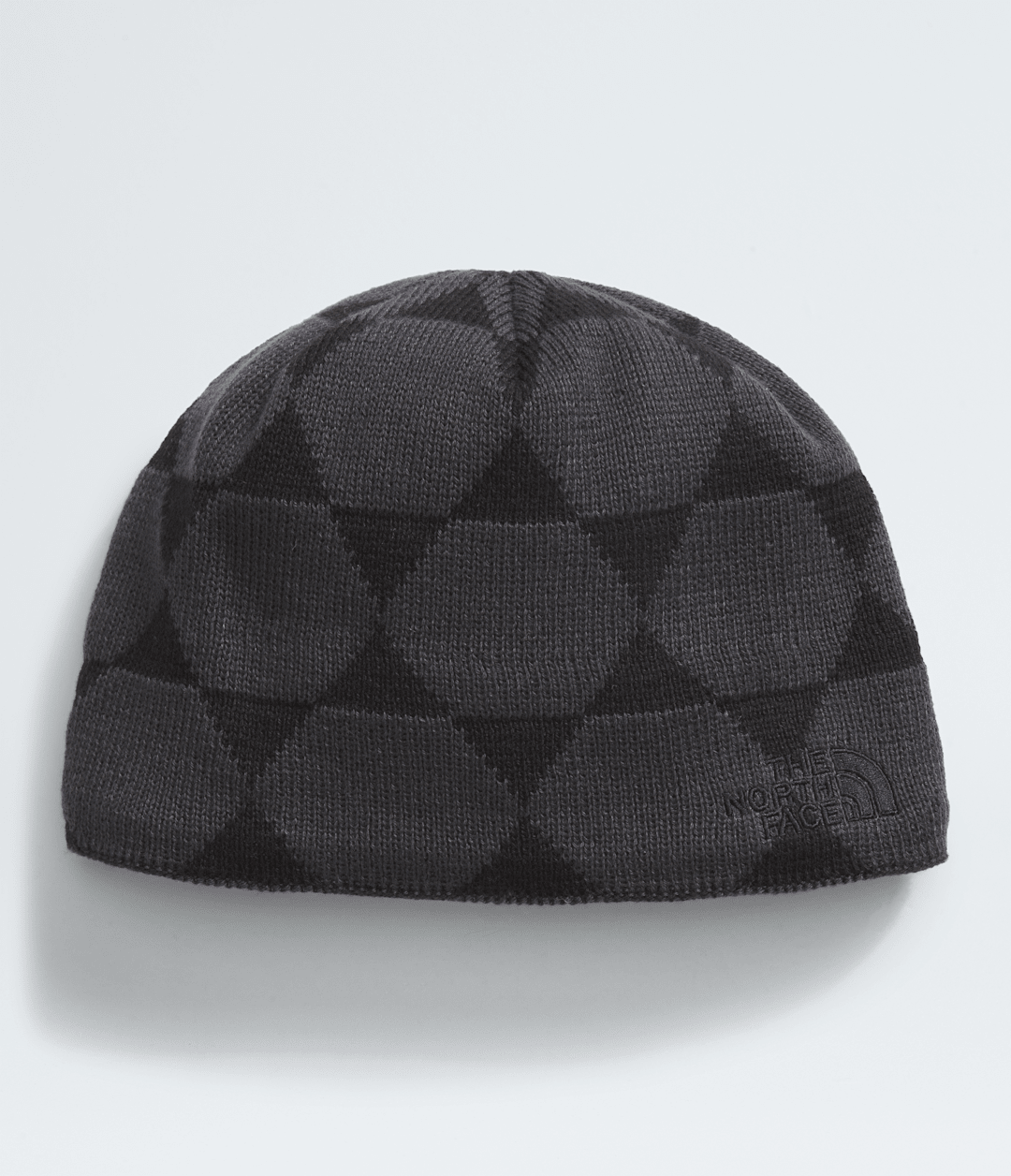 Jim Beanie - TNF Black/Asphalt Grey Geodesic Jacquard