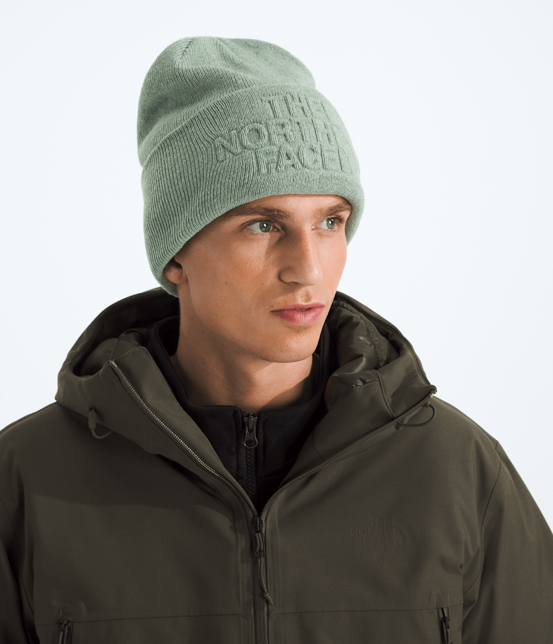 Urban Embossed Beanie - Slate Moss