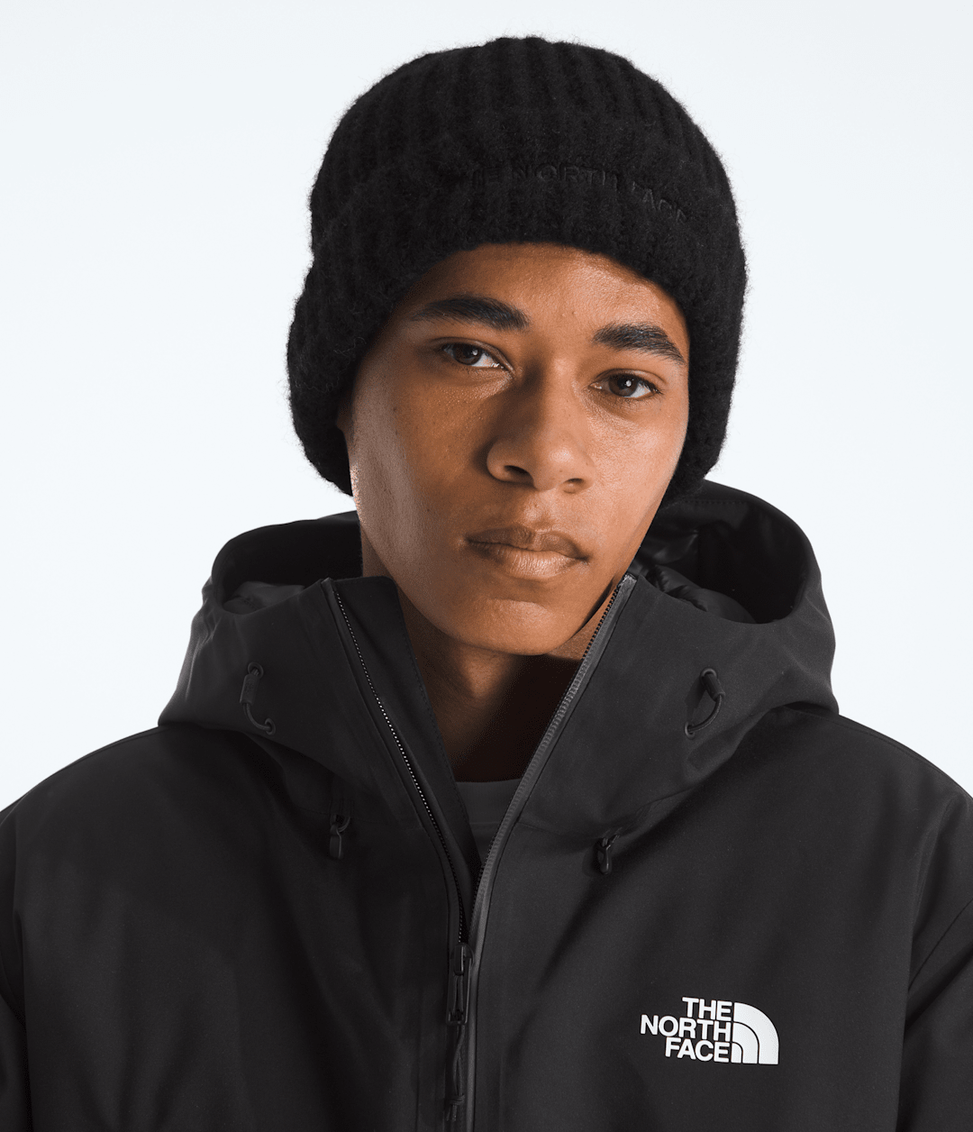Fohair Cabin Beanie - TNF Black/Asphalt Grey