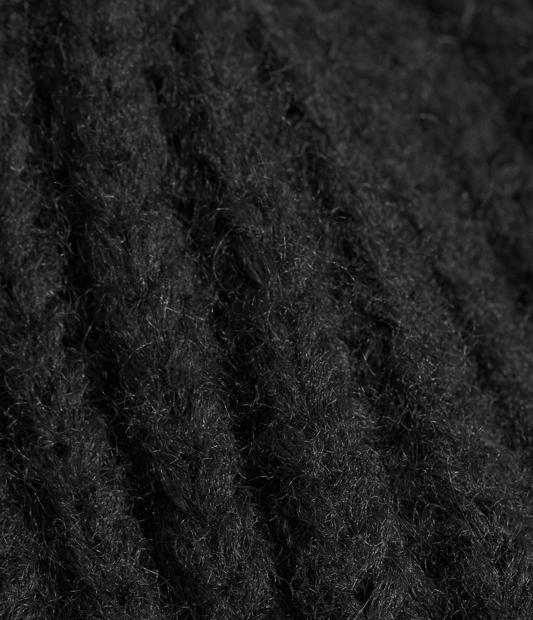 Fohair Cabin Beanie - TNF Black/Asphalt Grey