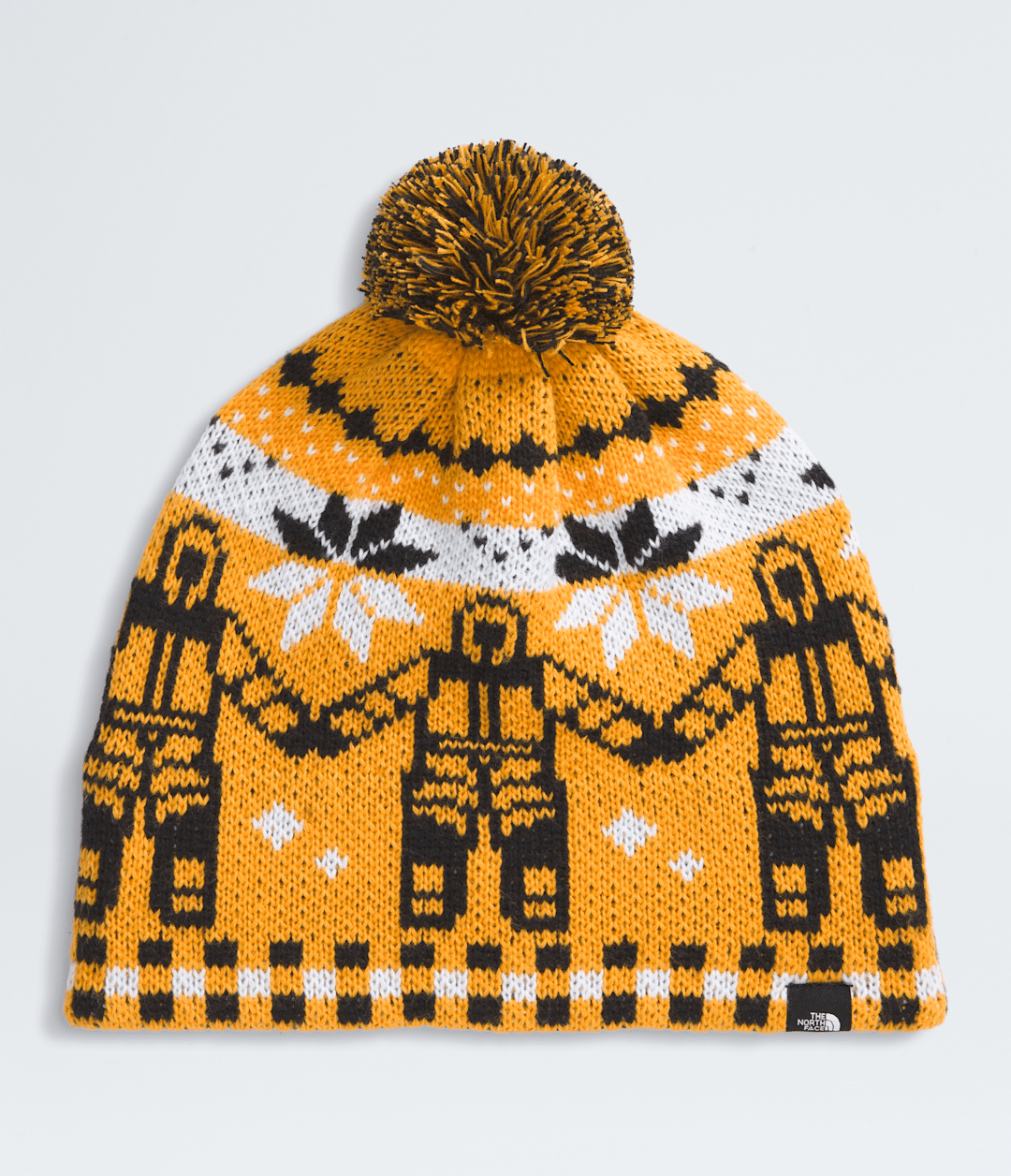 Cabin Ski Tuke - Summit Gold Him Suit Jacquard/Pom