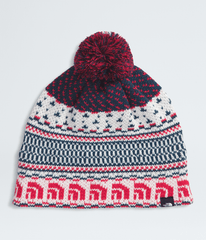 Cabin Ski Tuke - White Dune Jacquard/Pom