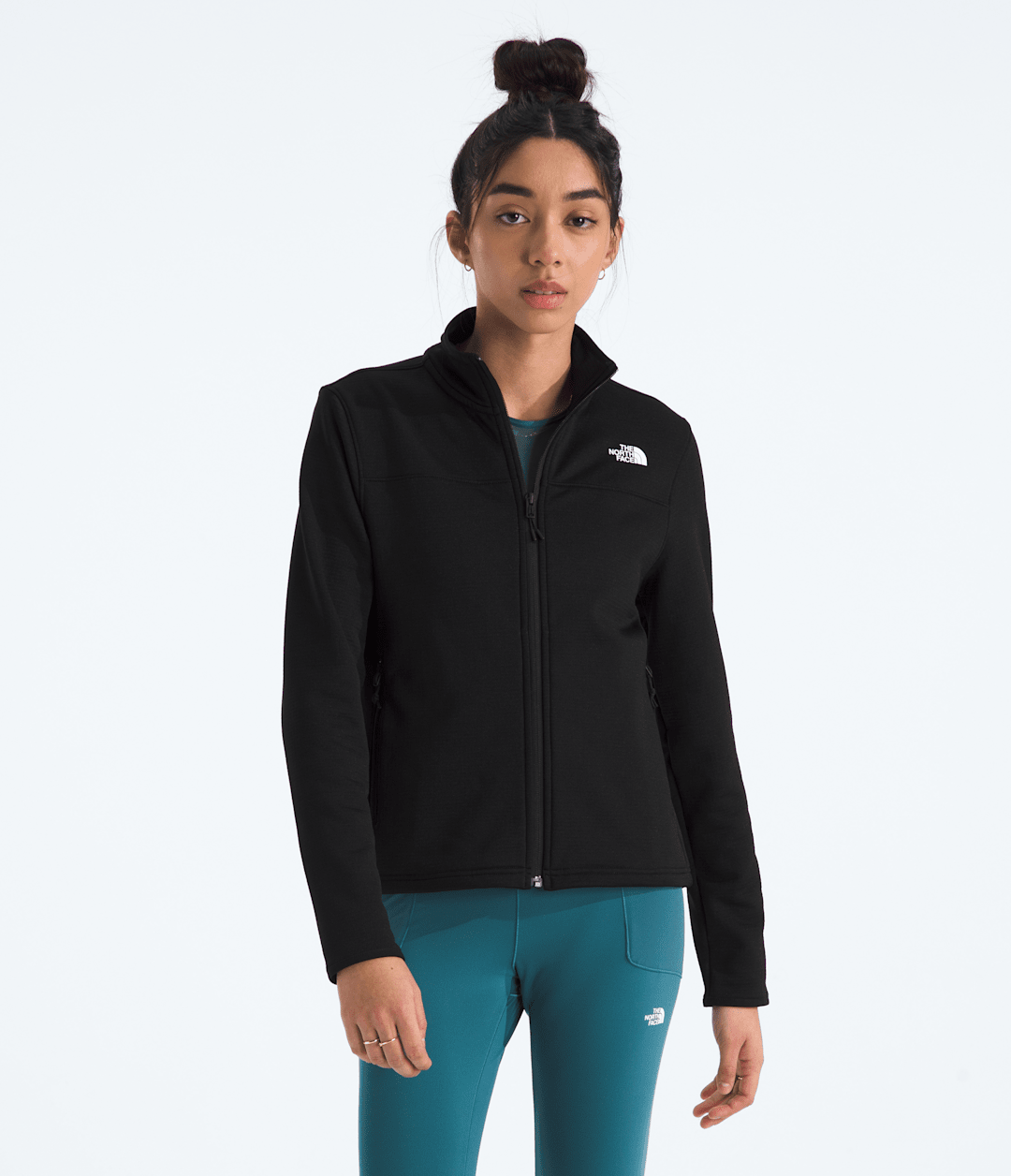 Women’s Cedar Trail Grid Fleece Jacket - TNF Black