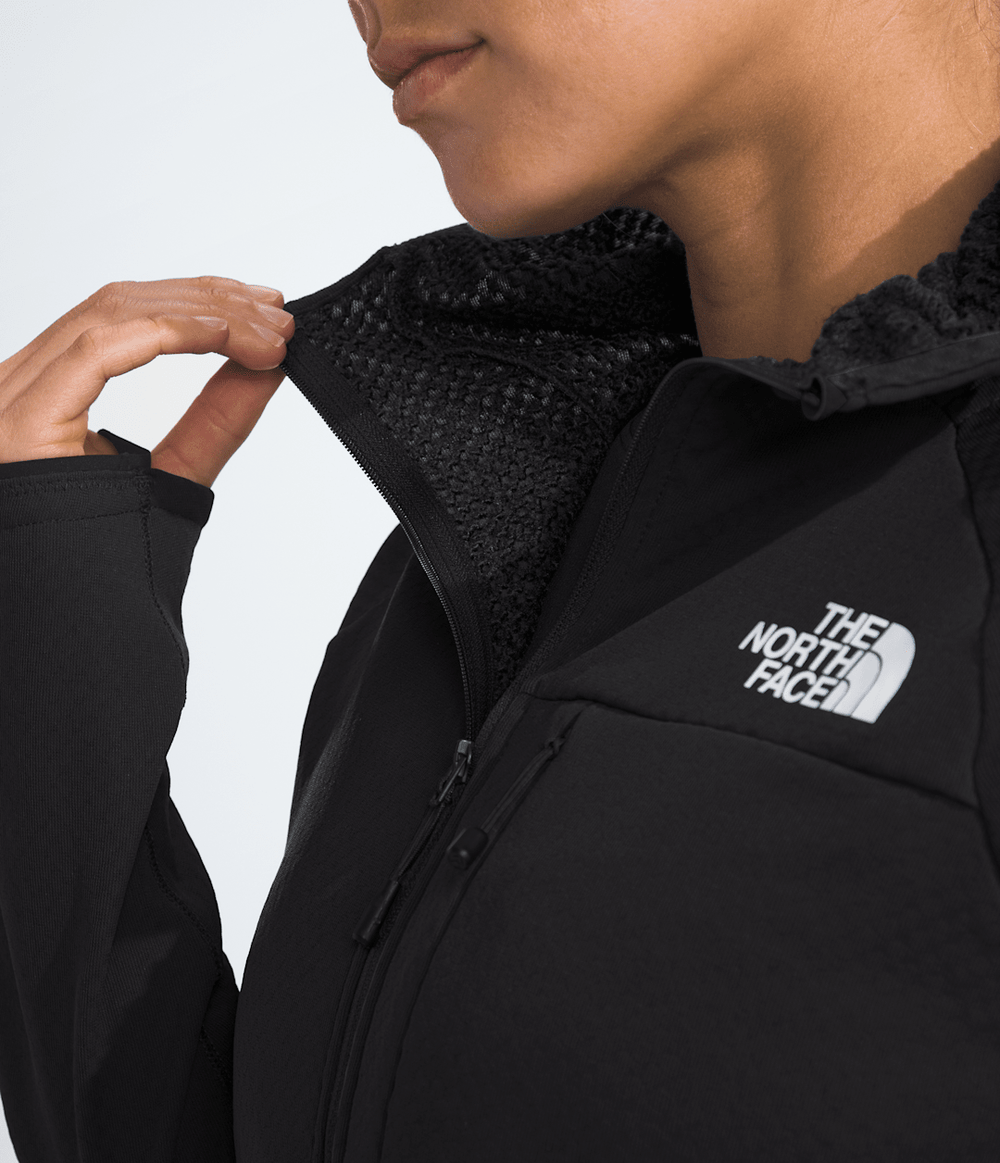 Women’s Summit Series FUTUREFLEECE™ Full-Zip Hoodie - TNF Black