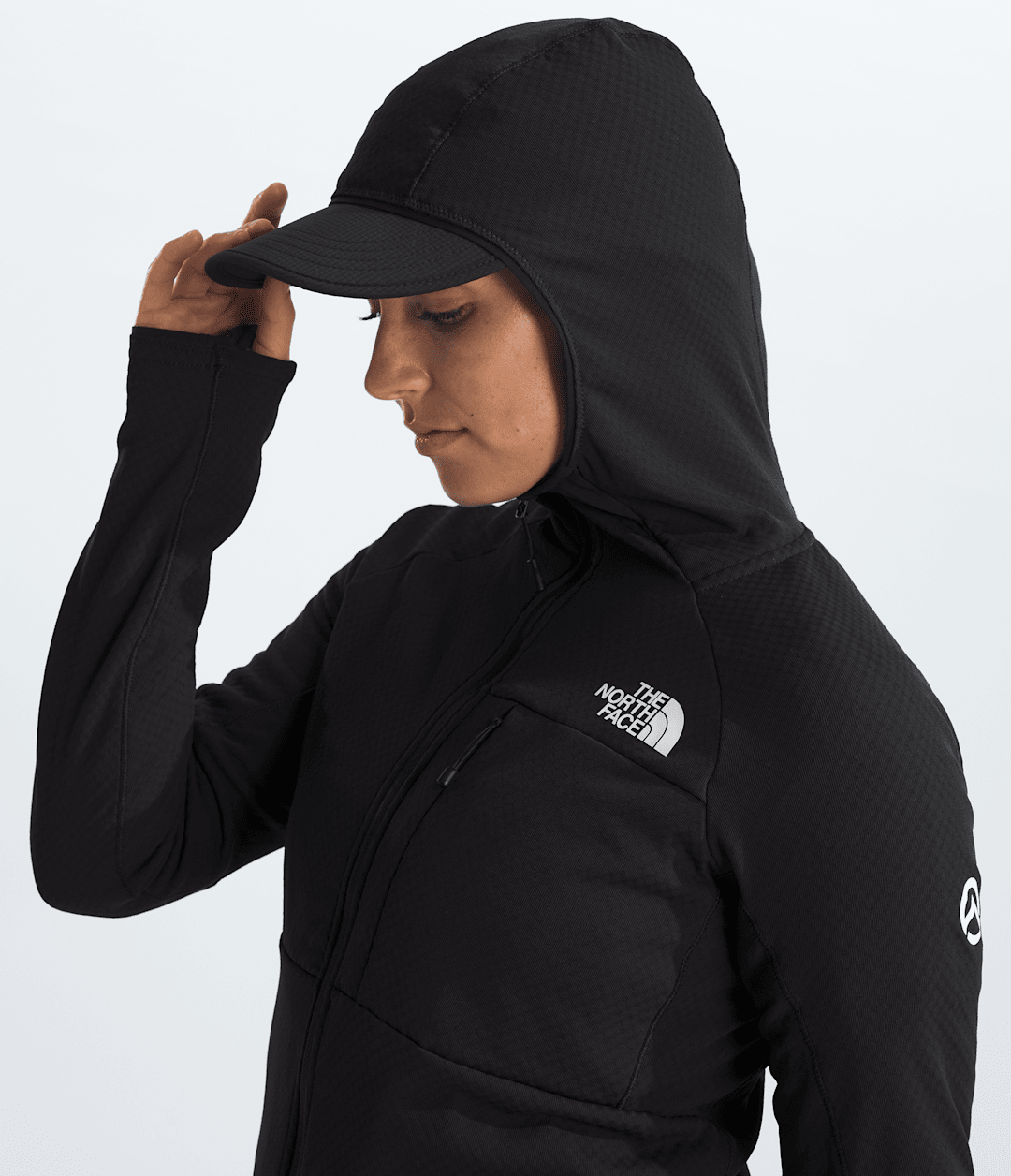 Women’s Summit Series FUTUREFLEECE™ Full-Zip Hoodie - TNF Black