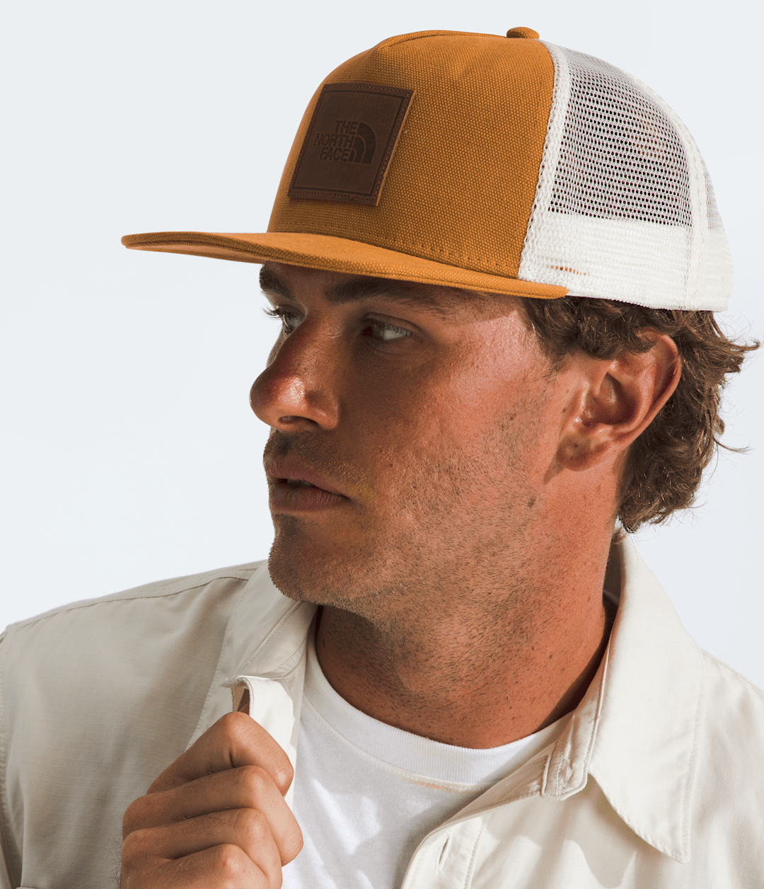 Half Dome Trucker Hat - Timber Tan/Leather Patch