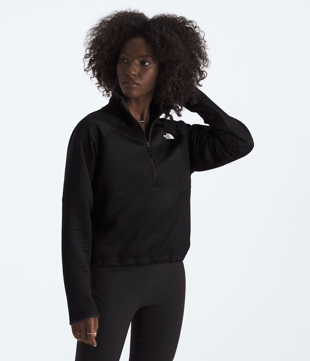 Women’s DOTKNIT™ Thermal ¼-Zip - TNF Black