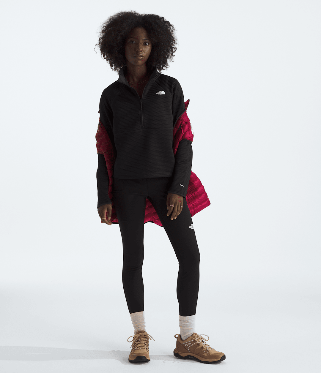 Women’s DOTKNIT™ Thermal ¼-Zip - TNF Black