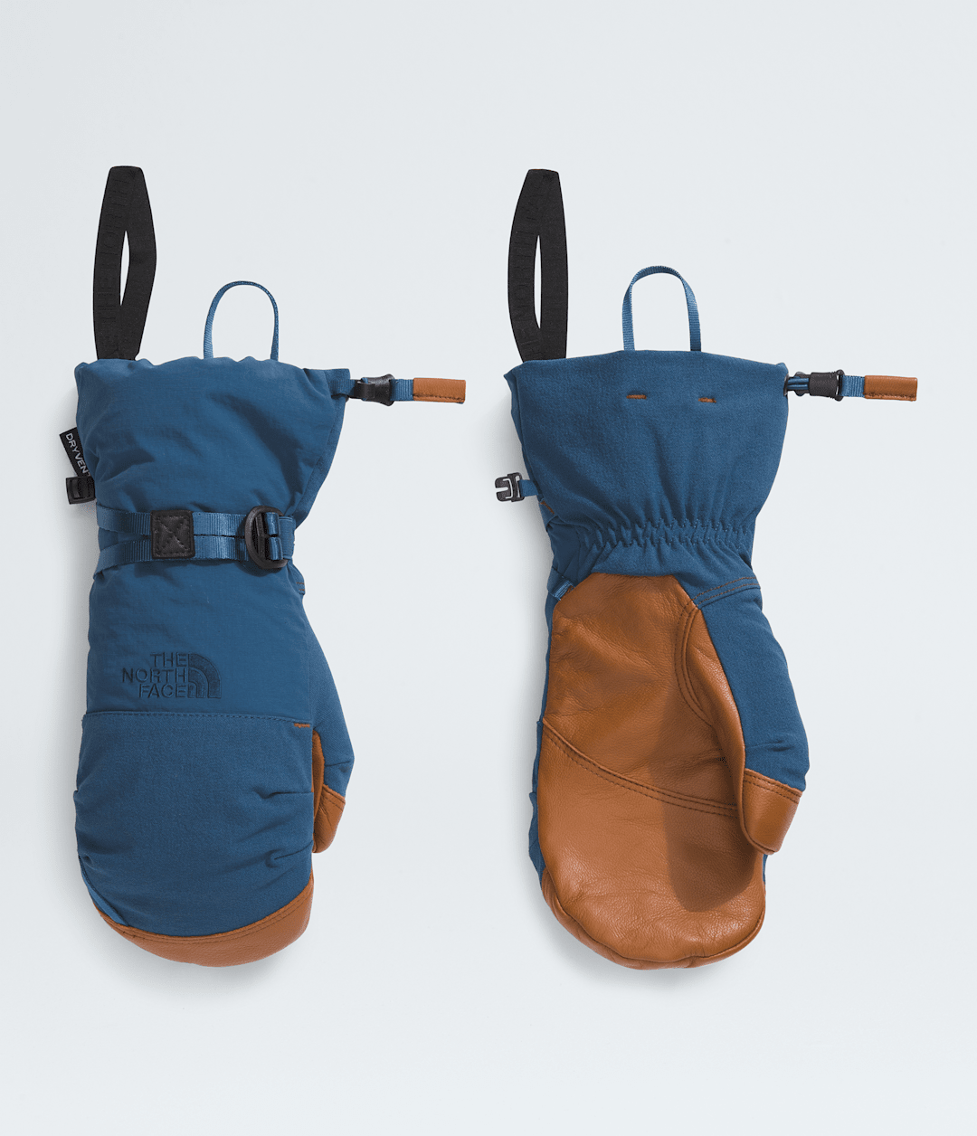 Montana Leather Waterproof Mitts - Shady Blue/Shady Blue Heather