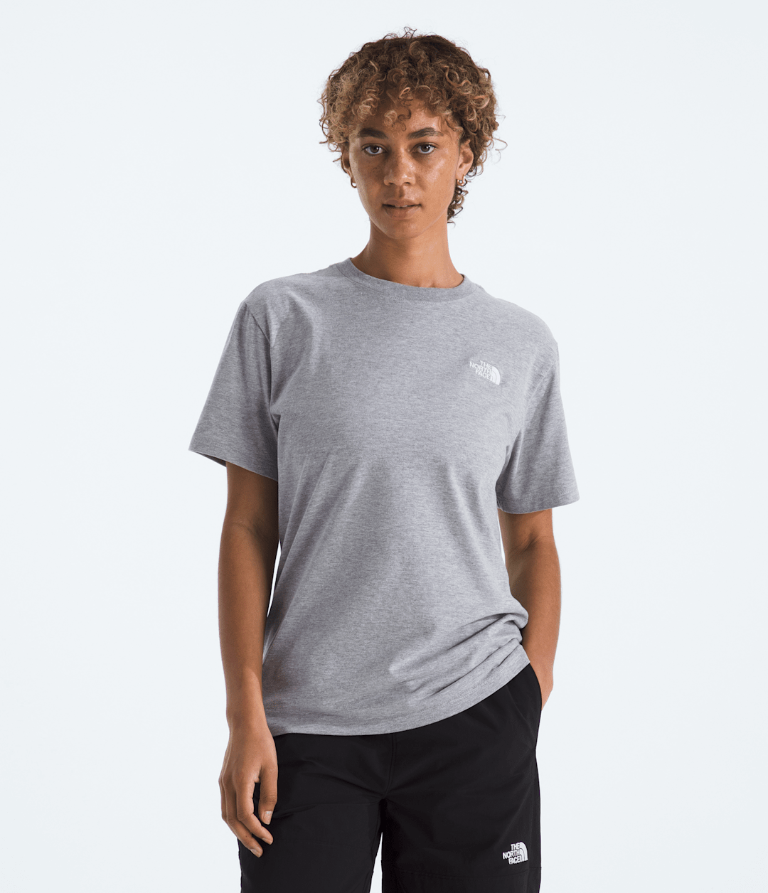 Women’s Evolution Simple Dome Relaxed Short-Sleeve Tee - TNF Pale Grey Heather