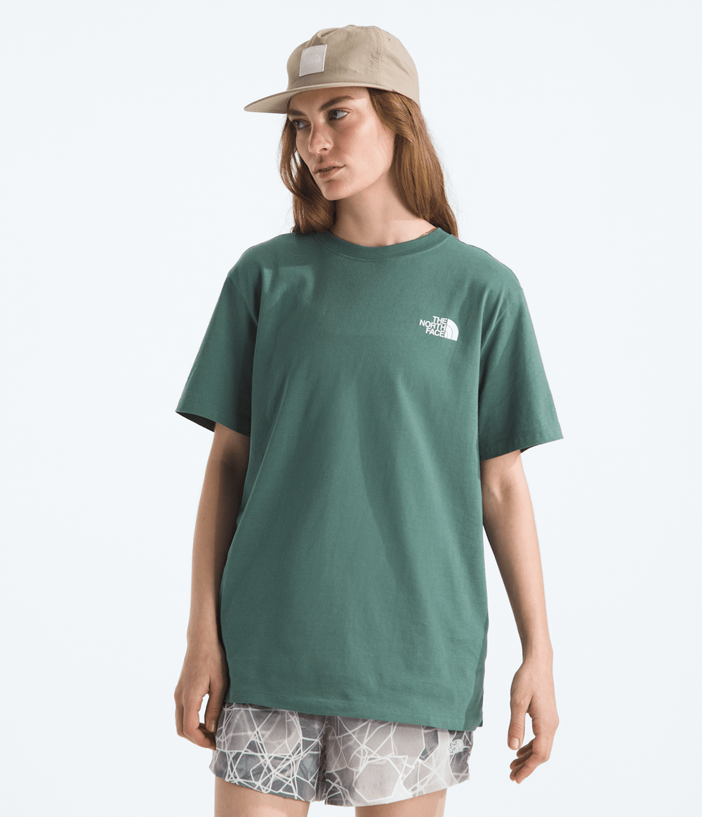 Women's Short-Sleeve Core Flower Power Box NSE Tee - Duck Green