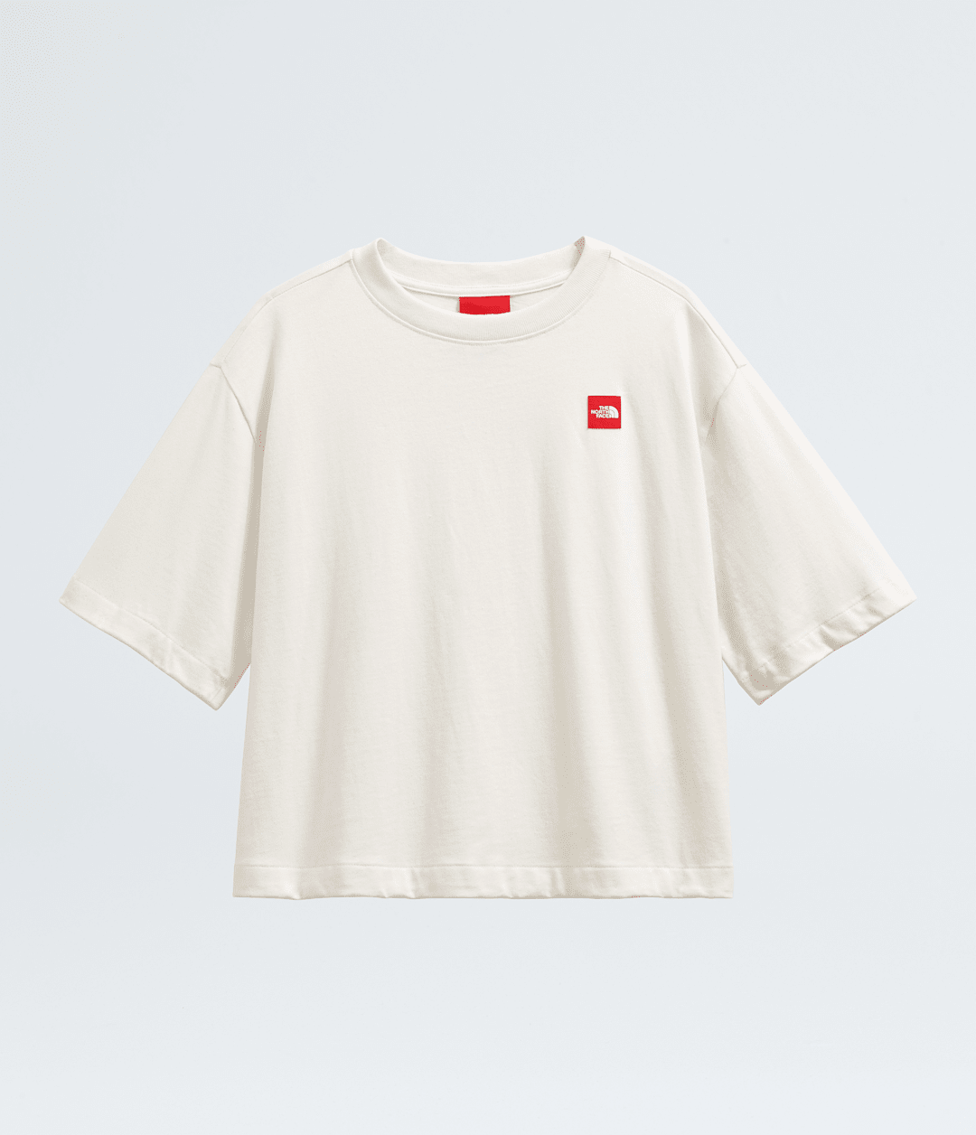 Women’s TNF™ Red Box Short-Sleeve Boxy Tee - White Dune