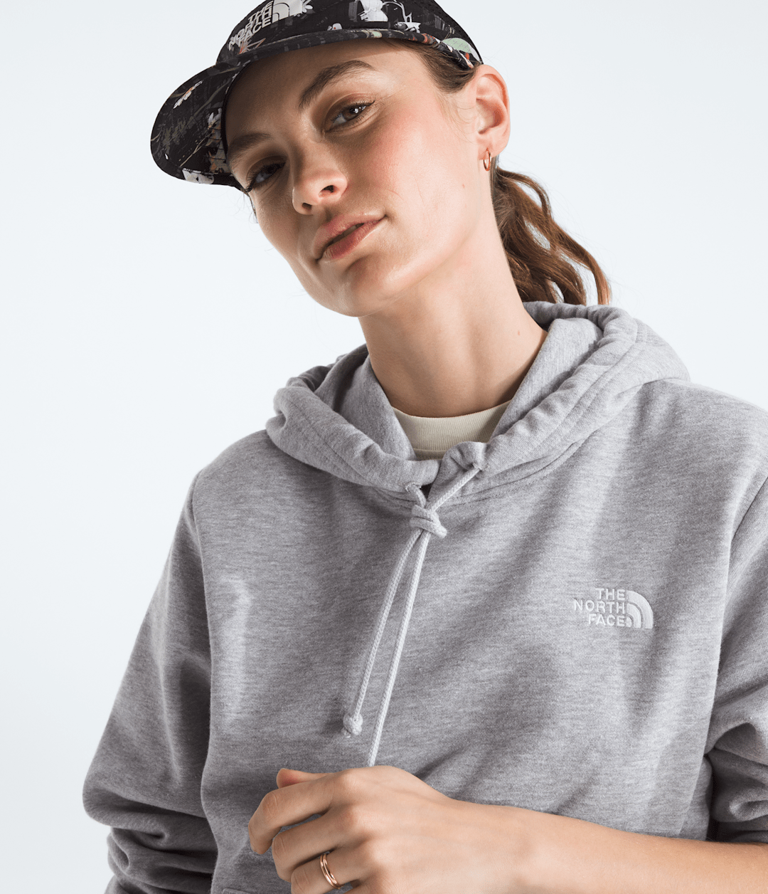 Women’s Evolution Simple Dome Regular Hoodie - TNF Pale Grey Heather