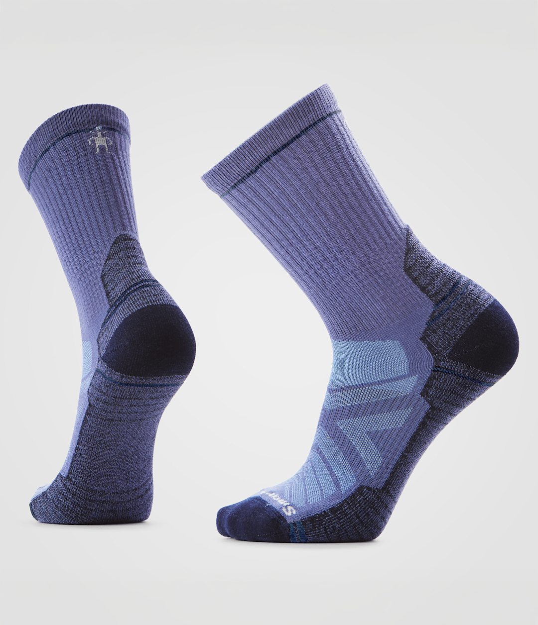 TNF X Smartwool HIKE Light Cushion Crew Socks - NIGHTFALL BLUE