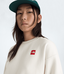 Women’s TNF™ Red Box Crew - White Dune