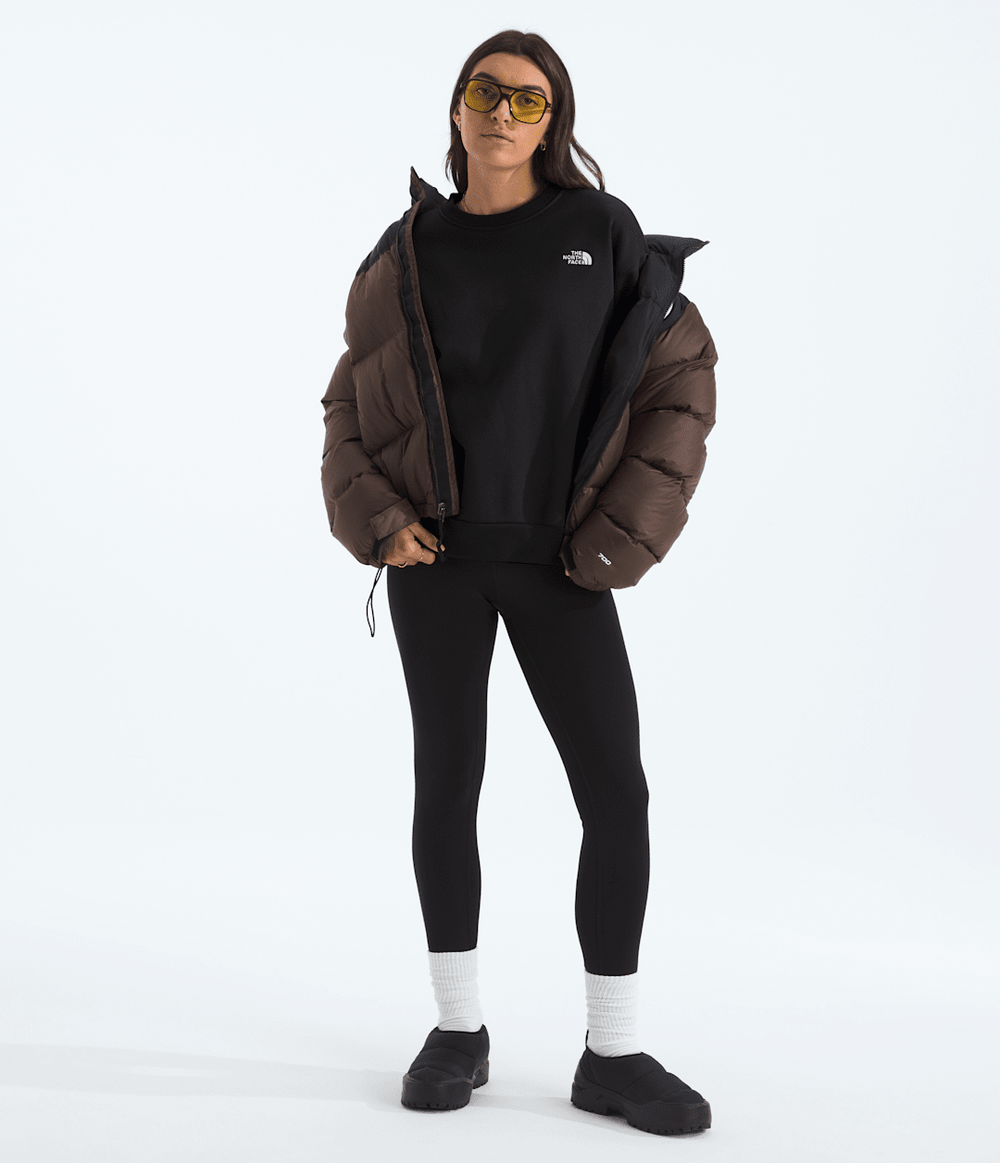 Women’s Evolution Simple Dome Oversized Crew - TNF Black