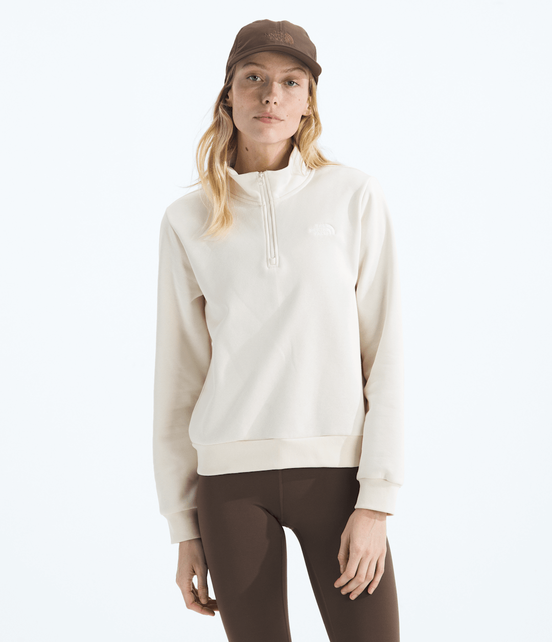Women’s Evolution Simple Dome Regular ¼-Zip - White Dune