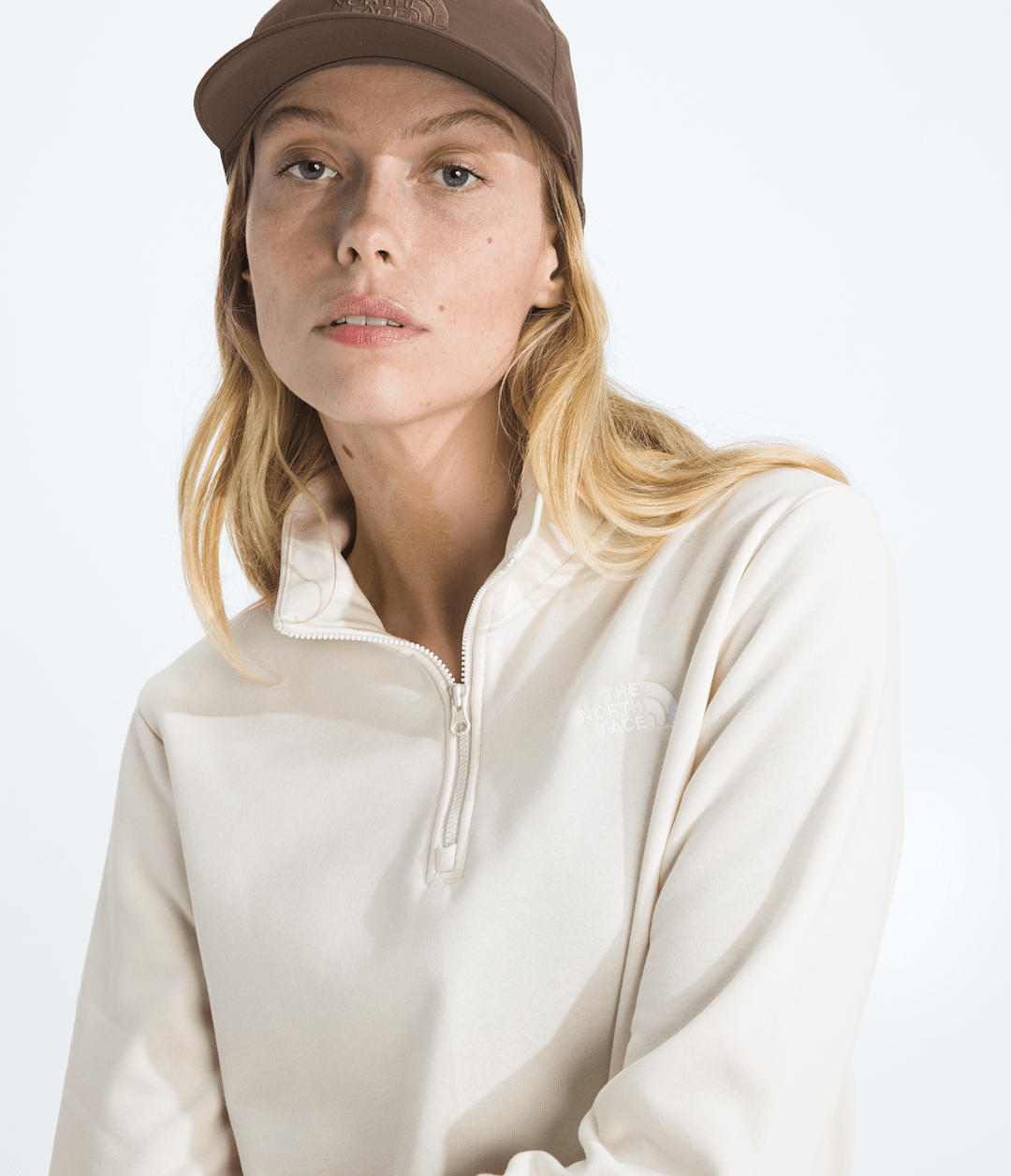 Women’s Evolution Simple Dome Regular ¼-Zip - White Dune