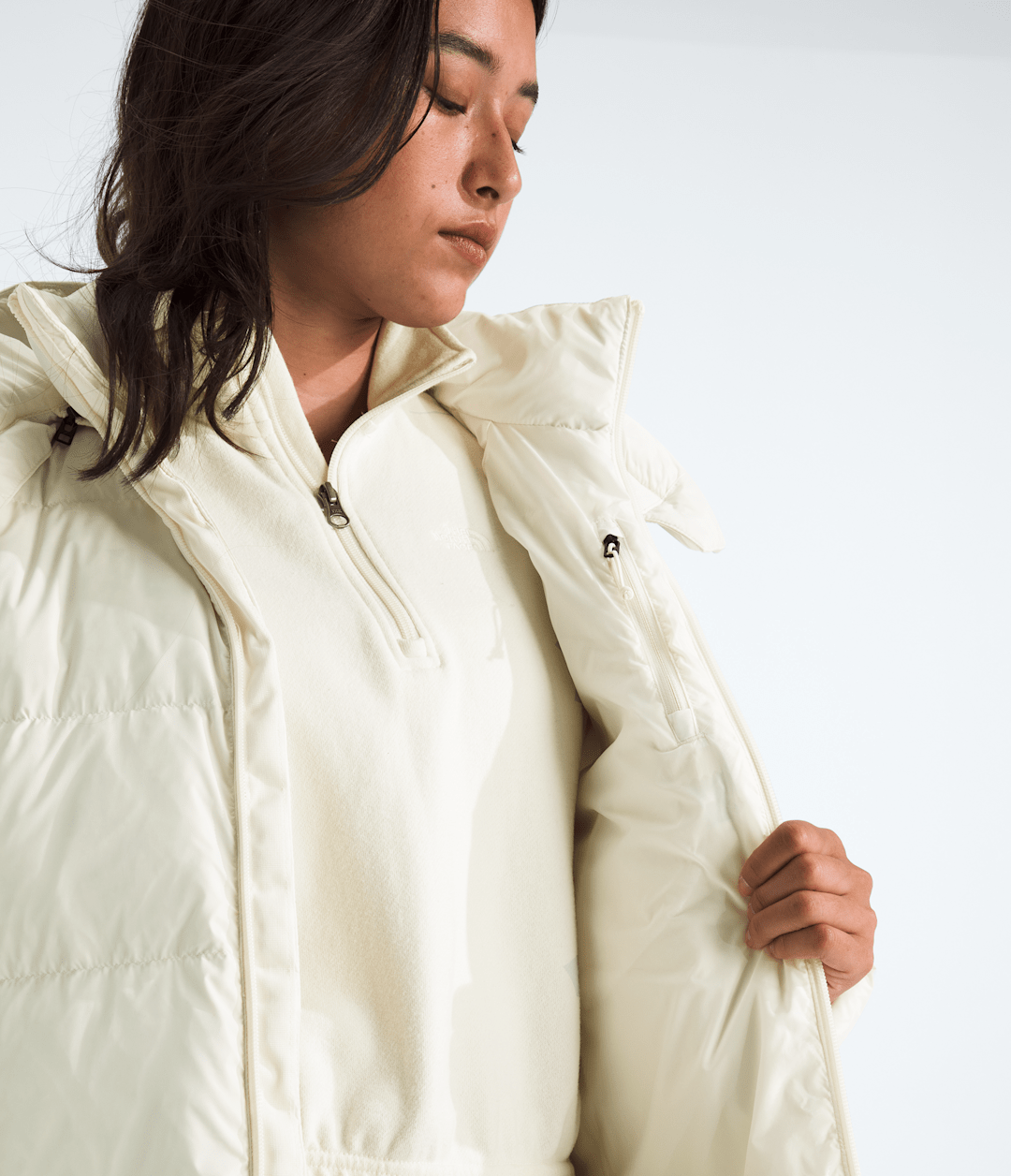 Women’s Hydrenalite™ City Long Down Hooded Parka - White Dune