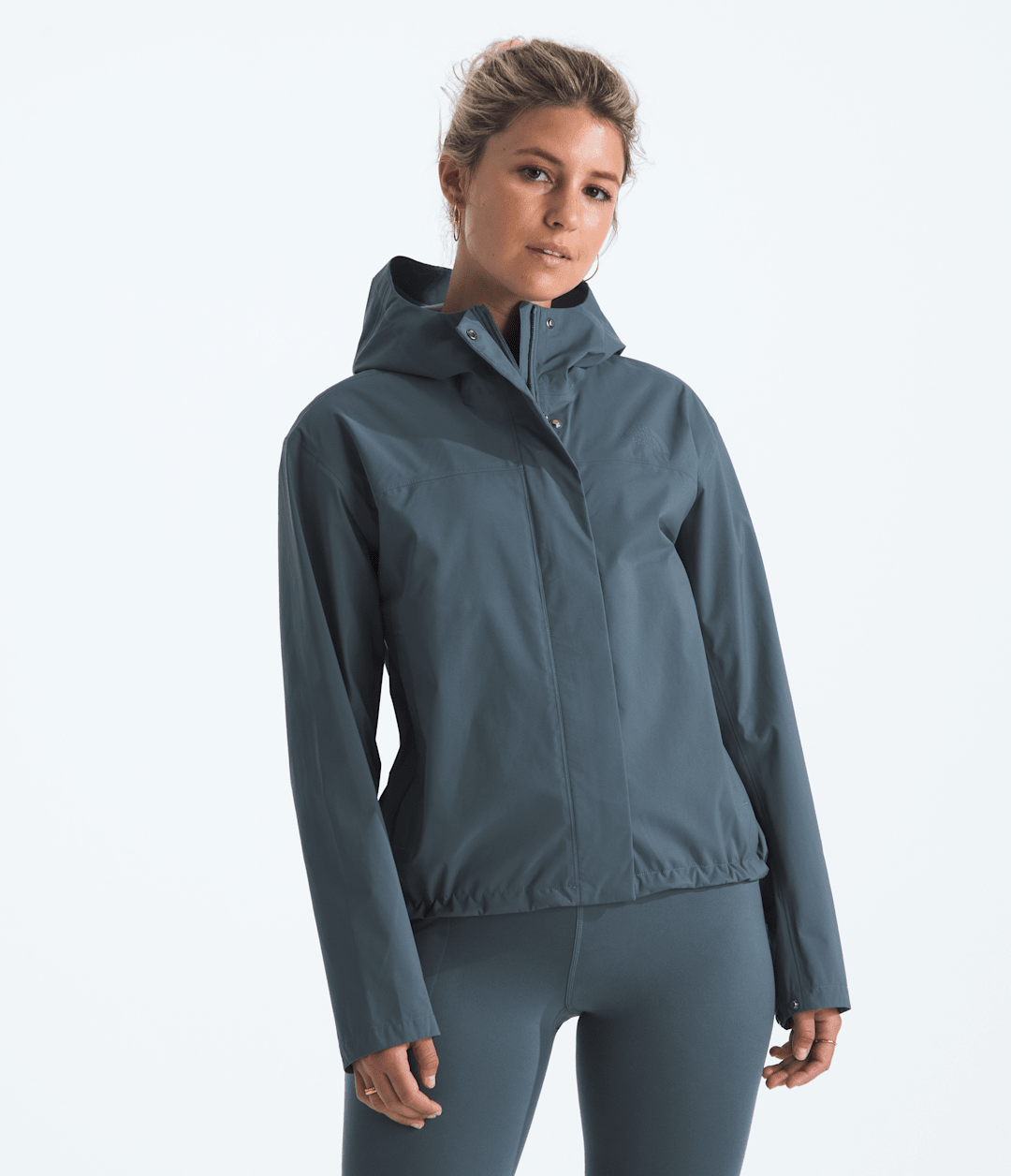 Women’s Voyage Rain 3L Hooded Jacket - Granite Grey