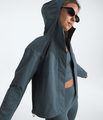 Women’s Voyage Rain 3L Hooded Jacket - Granite Grey