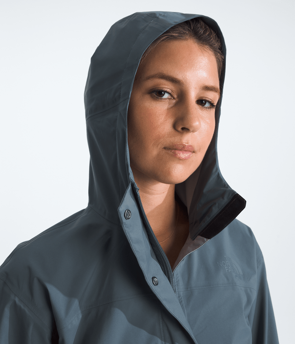Women’s Voyage Rain 3L Hooded Jacket - Granite Grey