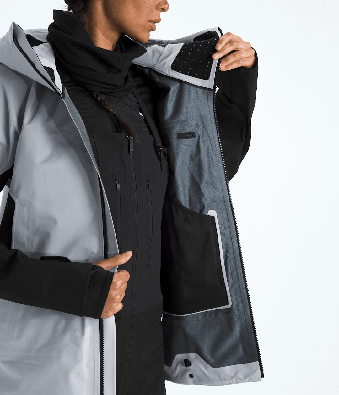 Women’s Summit Series Eastwall GORE-TEX® Jacket - Blue Flax/TNF Black