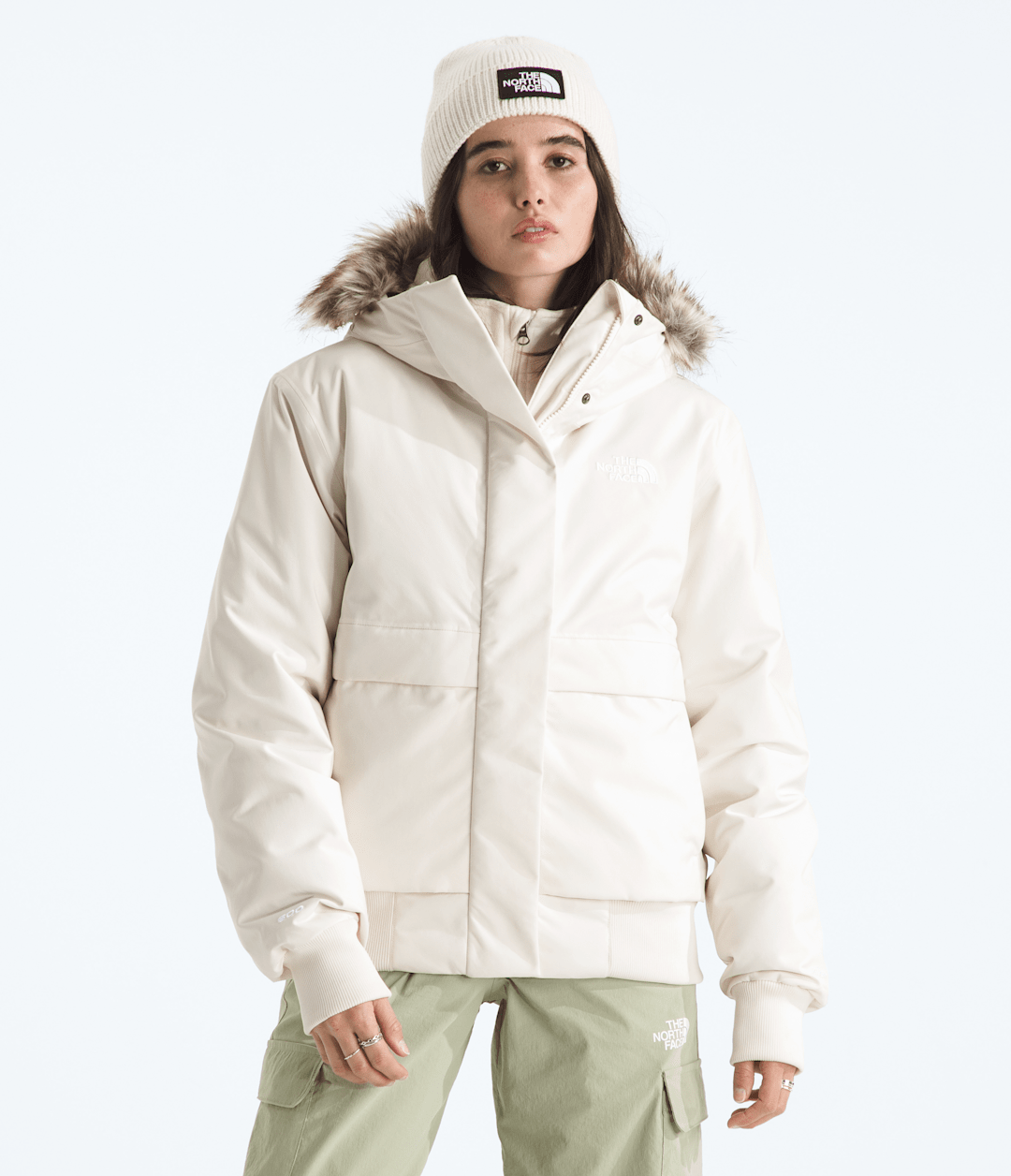 Women’s Arctic Bomber - White Dune