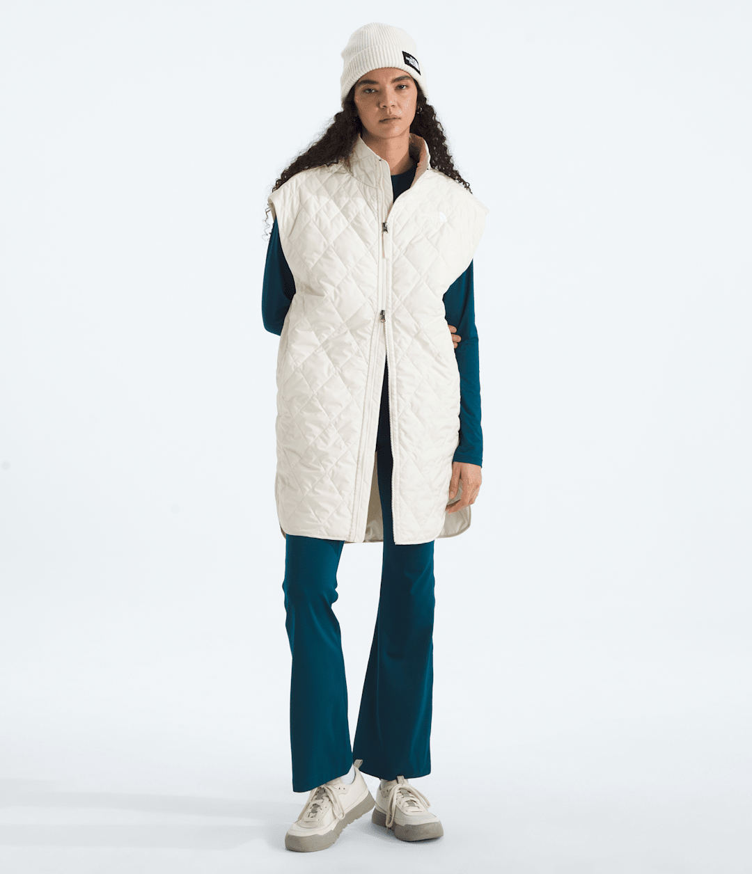 Women’s Diamond Peak Insulated Vest - White Dune